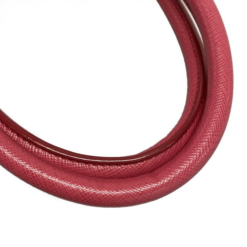 Prada Handbag Promenade Bl0837 Pink Leather