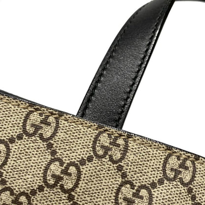 Gucci Bee Print Soft GG Supreme Tote Bag 450950 Beige X Dark Brown X Multi Bee
