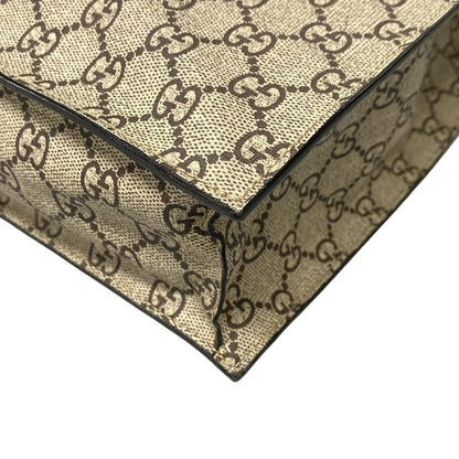 Gucci Bee Print Soft GG Supreme Tote Bag 450950 Beige X Dark Brown X Multi Bee
