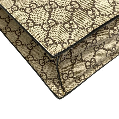 Gucci Bee Print Soft GG Supreme Tote Bag 450950 Beige X Dark Brown X Multi Bee