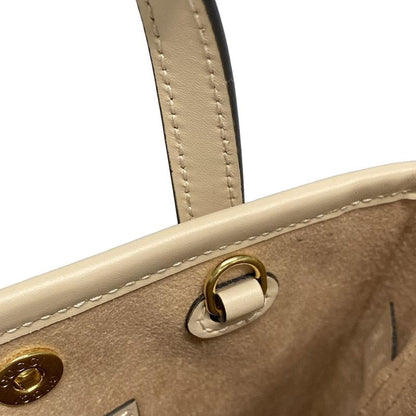 Gucci Tote Bag GG Super Mini Bag/shima Line 790133 Beige Leather