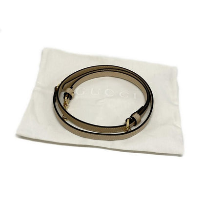 Gucci Tote Bag GG Super Mini Bag/shima Line 790133 Beige Leather