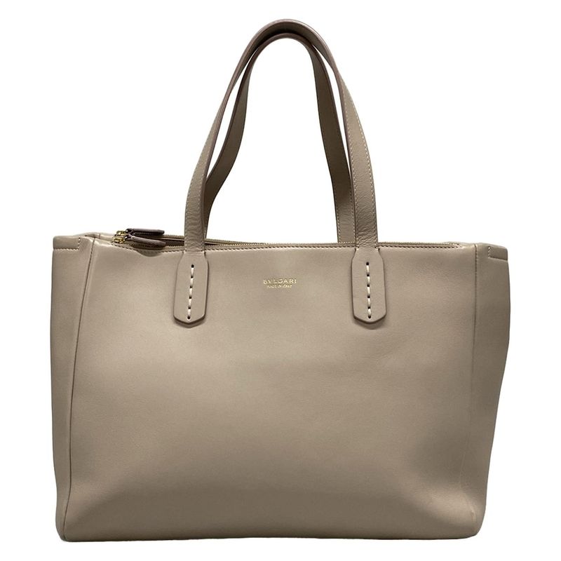Bvlgari Tote Bag - Pink Beige Leather