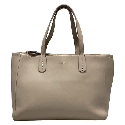 Bvlgari Tote Bag - Pink Beige Leather