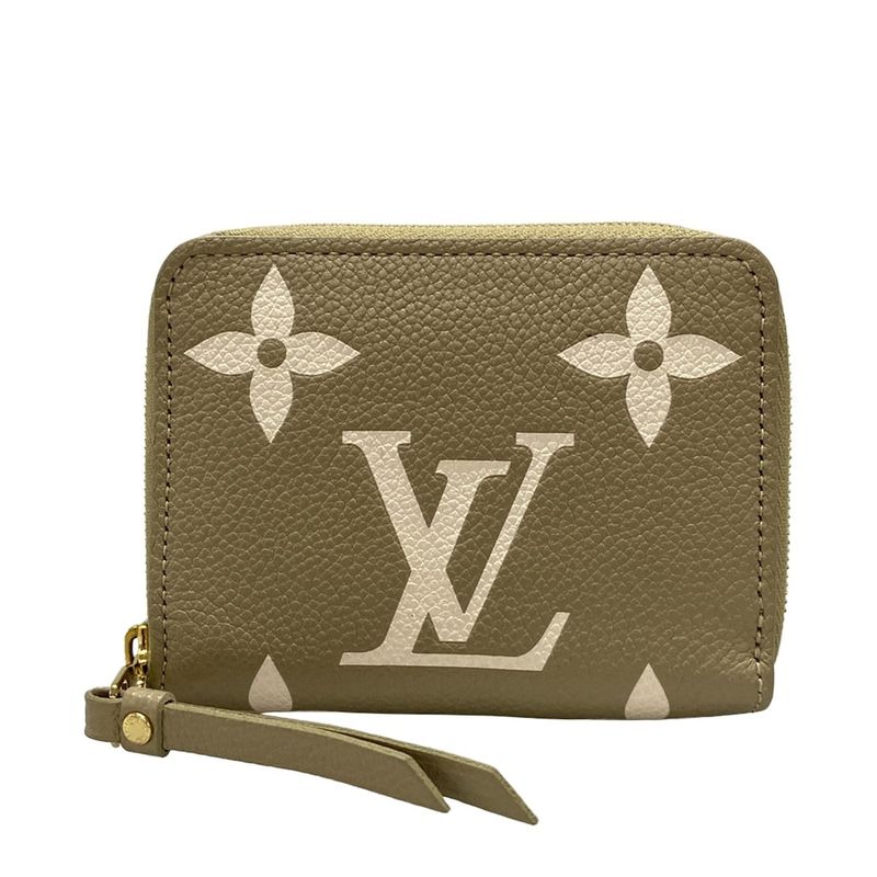 Louis Vuitton Coin Case Bicolor Monogram Empreinte Zippy Coin Purse M82448