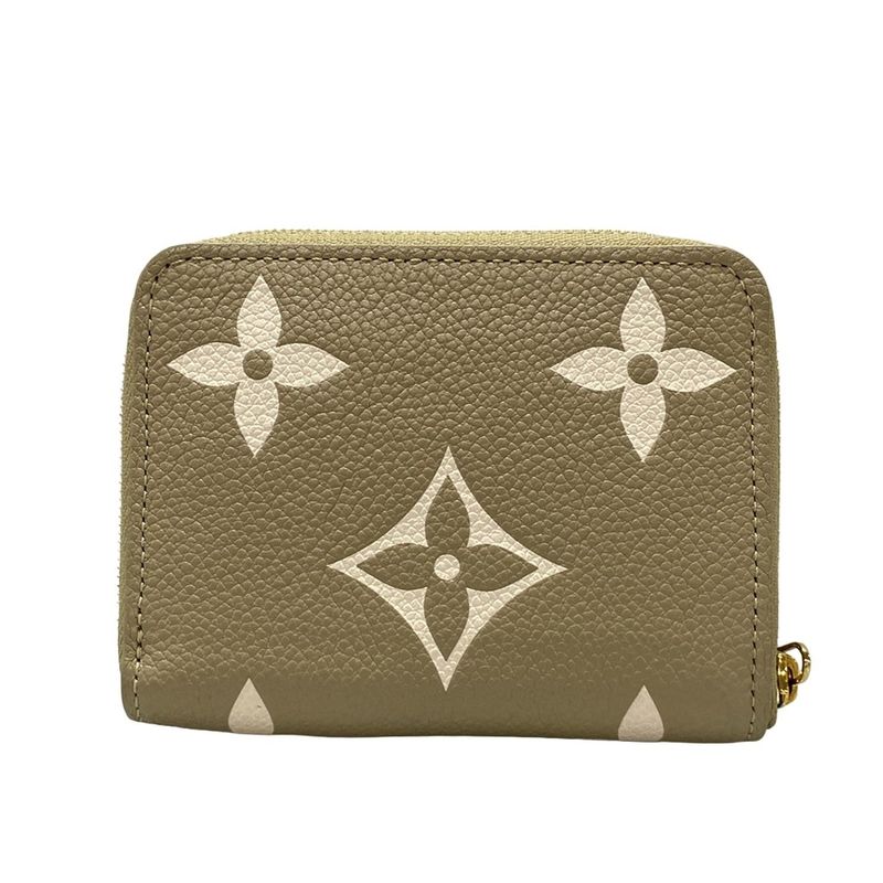 Louis Vuitton Coin Case Bicolor Monogram Empreinte Zippy Coin Purse M82448