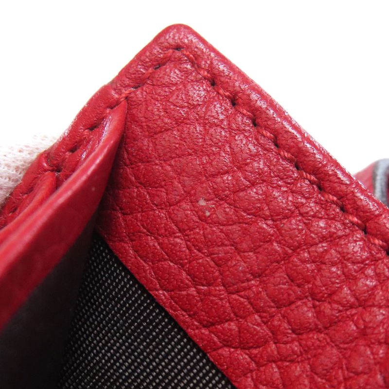 Gucci 453169 Animalier Folding Wallet With Coin Purse Calf Women