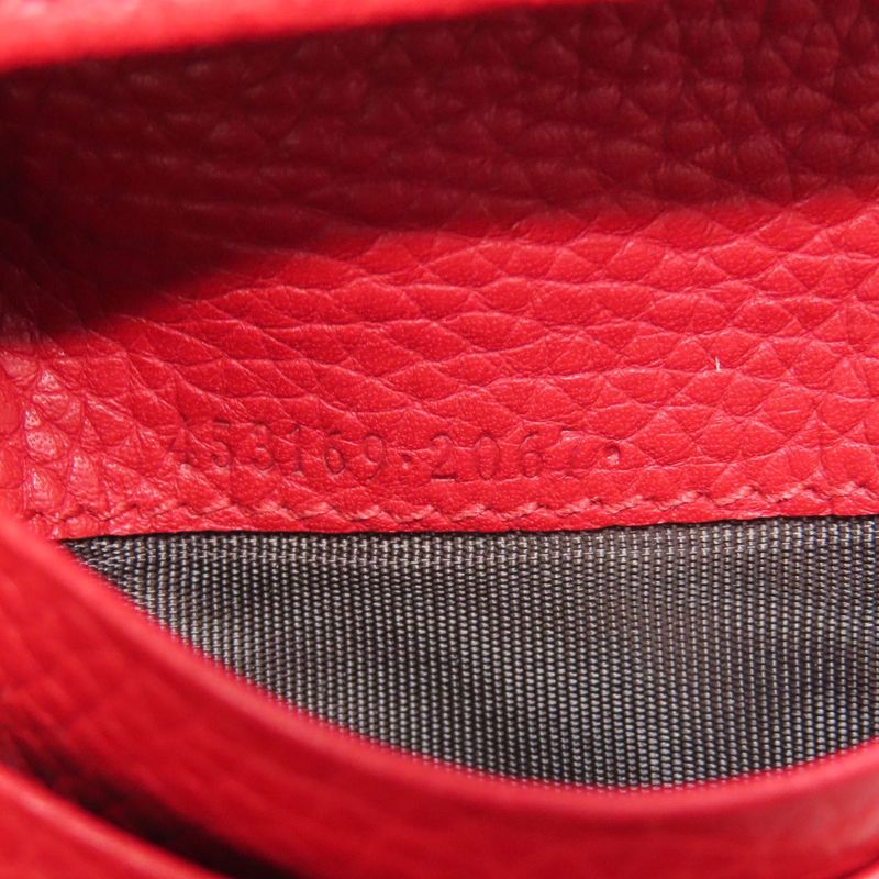 Gucci 453169 Animalier Folding Wallet With Coin Purse Calf Women