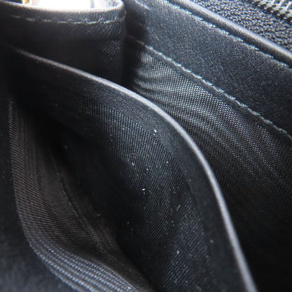 Gucci 453158 Nimufair Round Zipper Bamboo Long Wallet With Coin Purse Calf Women