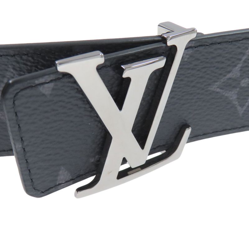 Louis Vuitton M0450 LV Initials Reversible Belt Monogram Eclipse Men's