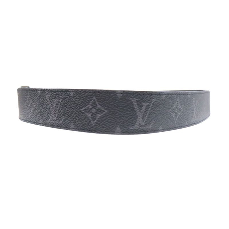 Louis Vuitton M0450 LV Initials Reversible Belt Monogram Eclipse Men's