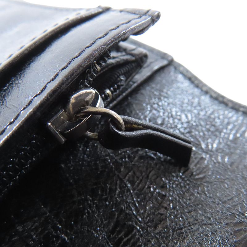 Chanel 255 Matelasse Silver Hardware Long Wallet With Coin Purse Calf Ladies