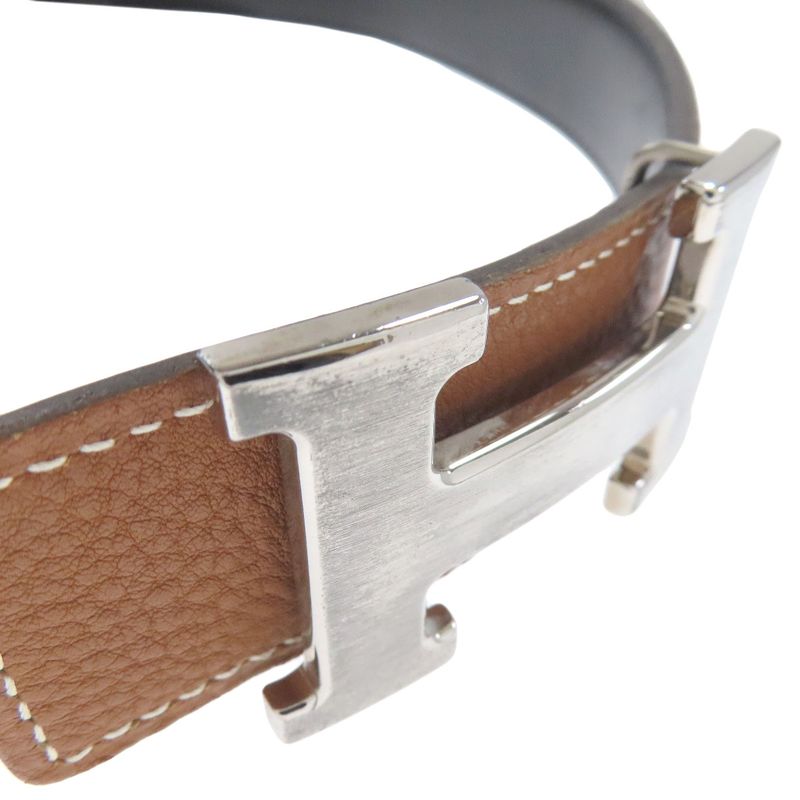 Hermes Constance Belt Gold Hardware Belt Taurillon Calf Men's