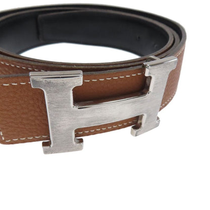 Hermes Constance Belt Gold Hardware Belt Taurillon Calf Men's