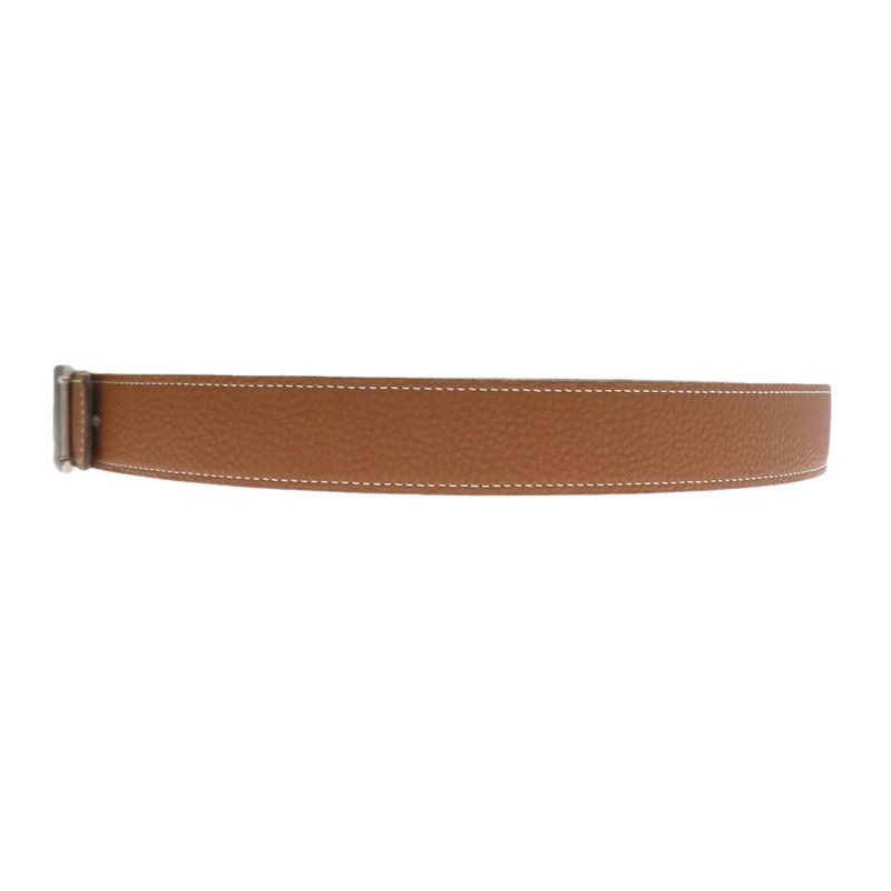Hermes Constance Belt Gold Hardware Belt Taurillon Calf Men's