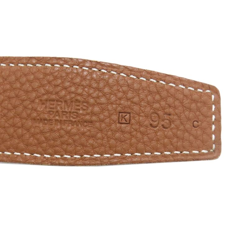 Hermes Constance Belt Gold Hardware Belt Taurillon Calf Men's