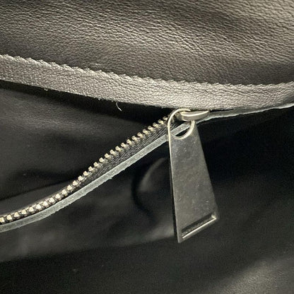 Bottega Veneta Maxi Intrecciato Black Leather Second Bag