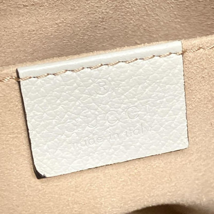 Gucci Handbag Ophidia Small Bucket Bag 610846 White X Navy X Red Drawstring