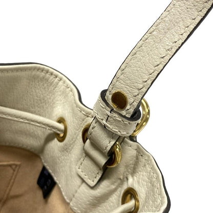 Gucci Handbag Ophidia Small Bucket Bag 610846 White X Navy X Red Drawstring