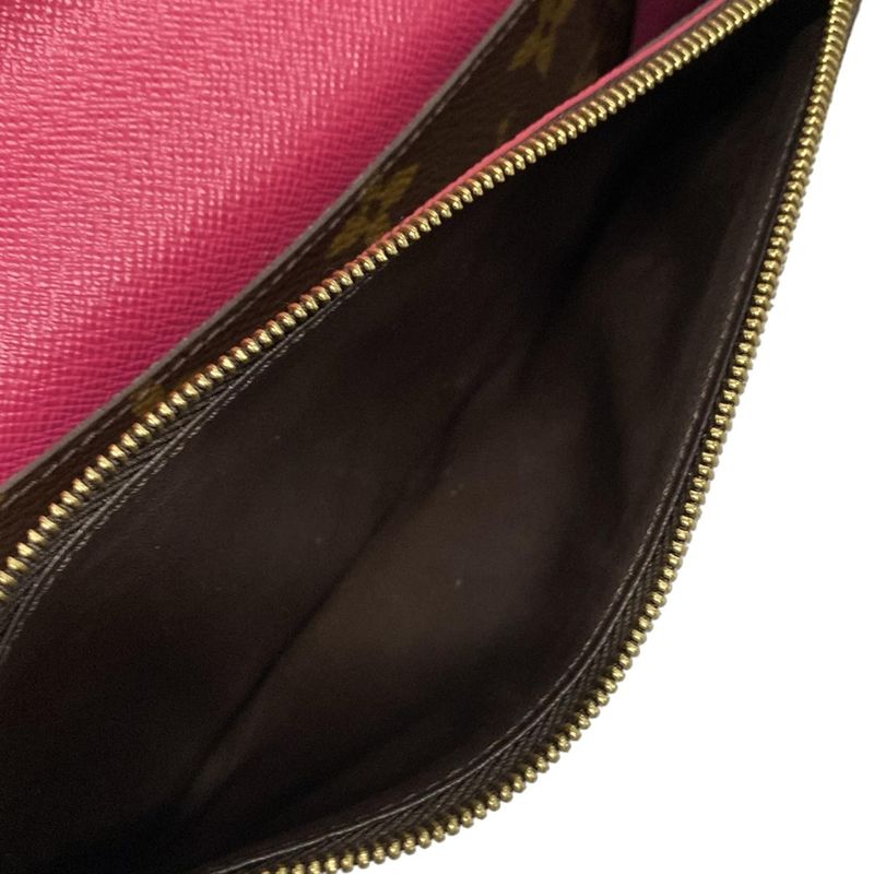 Louis Vuitton Monogram Portefeuille Emily Long Wallet M60697 (new Shape )