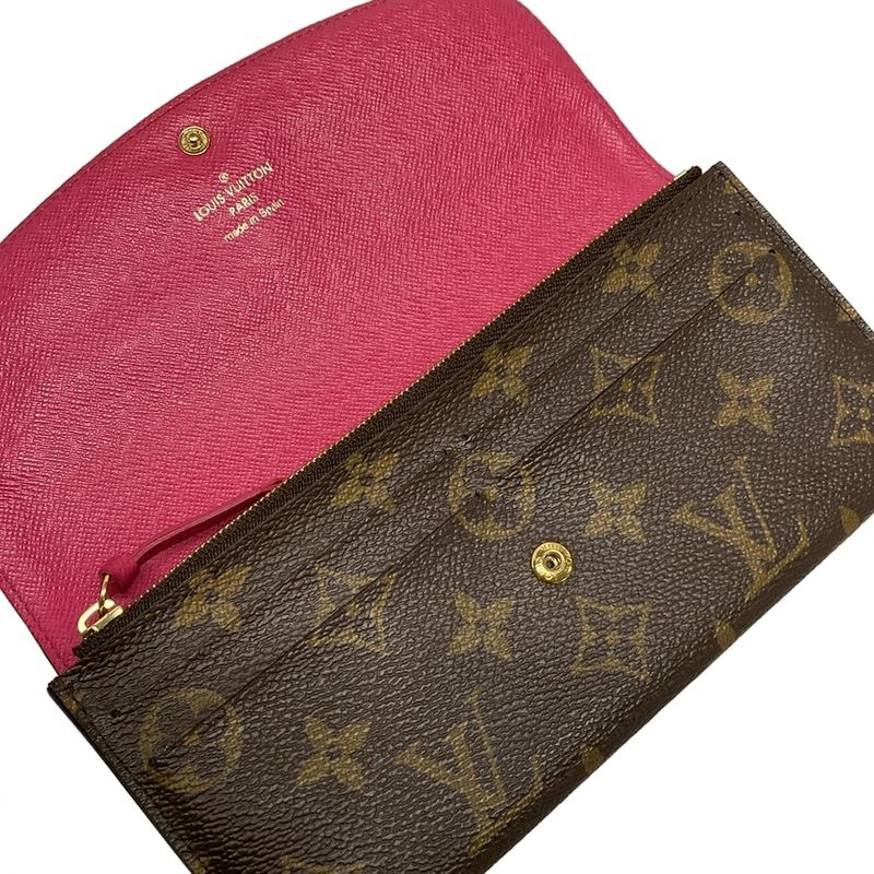 Louis Vuitton Monogram Portefeuille Emily Long Wallet M60697 (new Shape )