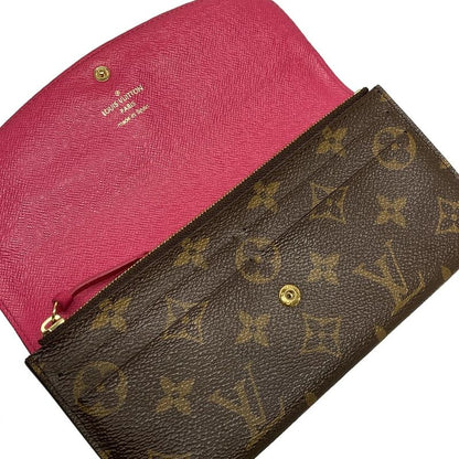 Louis Vuitton Monogram Portefeuille Emily Long Wallet M60697 (new Shape )