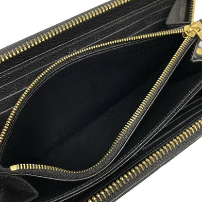 Louis Vuitton Monogram Empreinte Zippy Wallet M61864 Noir Black Leather
