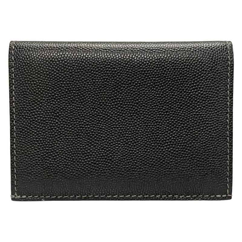 Cartier Business Card Case Santos Black Leather