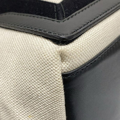 Balenciaga Tote Bag Navy Cabas S 339933 Ivory And Black Leather