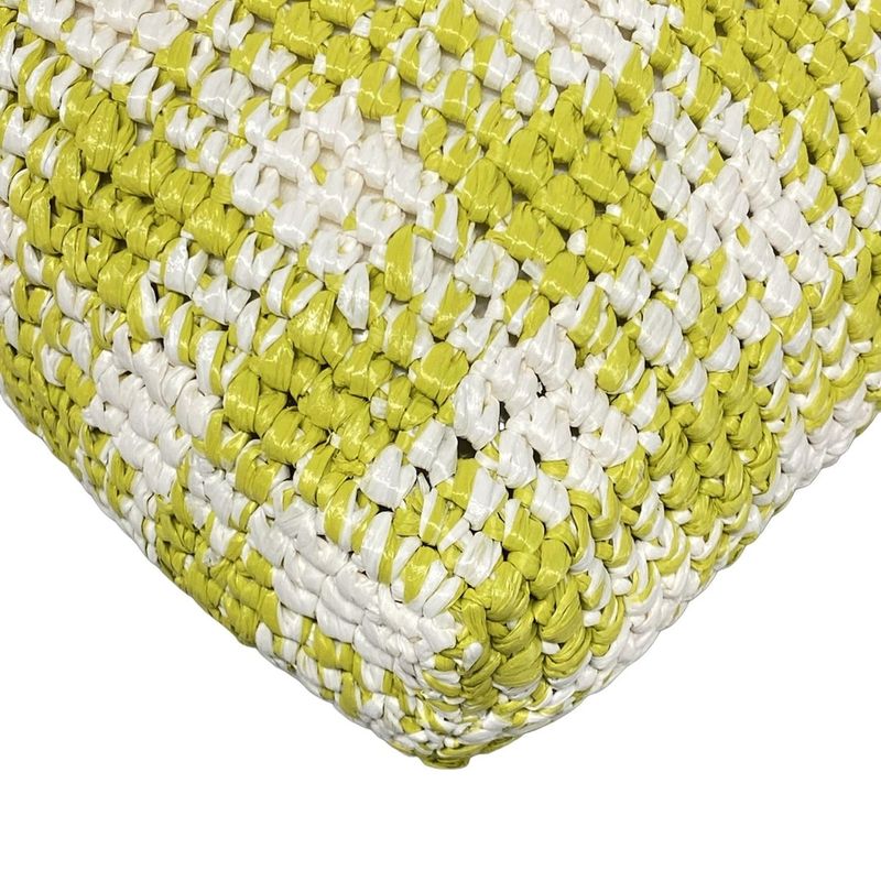 Prada Tote Bag - Light Green And White Checked