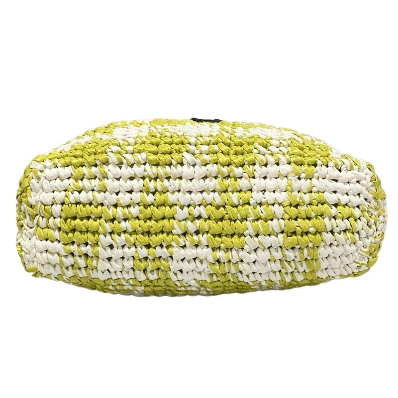 Prada Tote Bag - Light Green And White Checked