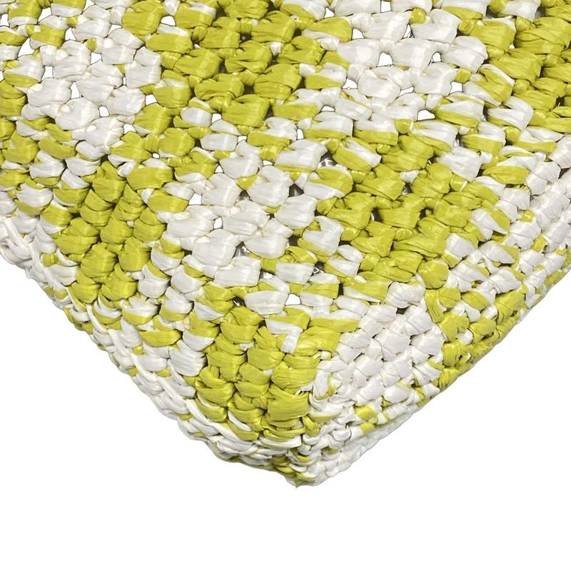 Prada Tote Bag - Light Green And White Checked