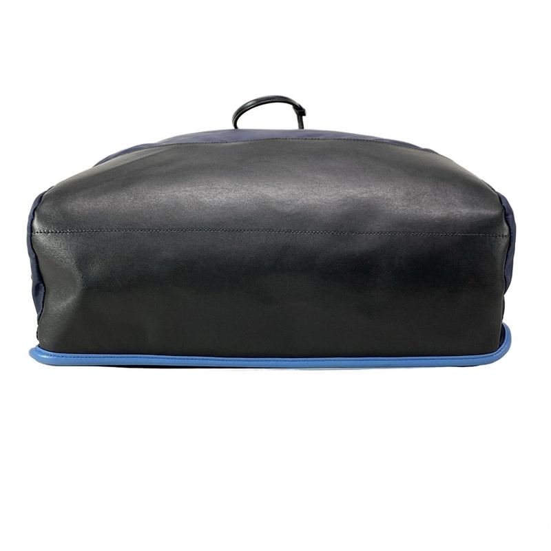 Prada Backpack Sac - 2vz008 Dark Navy X Black X Light Blue Leather