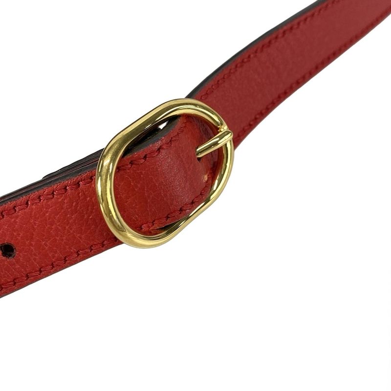 Gucci Waist Pouch GG Applegg Plusgg Supreme 625233 Dark Brown X Red X Multi