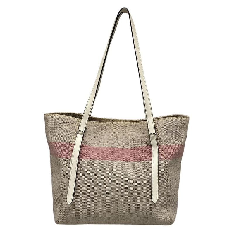 Prada Tote Bag - 1bg303 Beige X Pink X Multi Leather