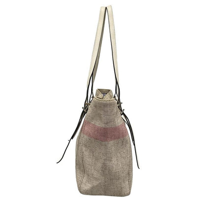 Prada Tote Bag - 1bg303 Beige X Pink X Multi Leather