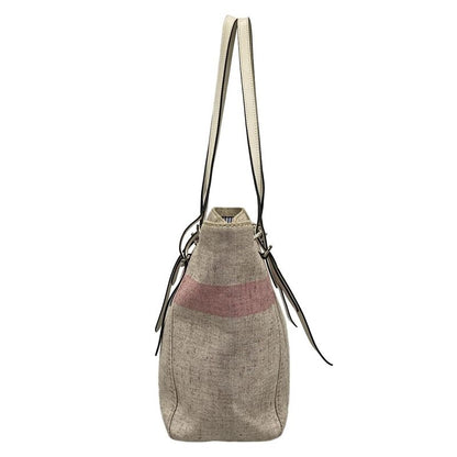 Prada Tote Bag - 1bg303 Beige X Pink X Multi Leather