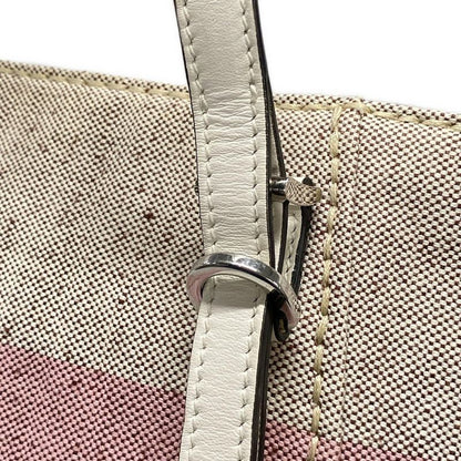 Prada Tote Bag - 1bg303 Beige X Pink X Multi Leather