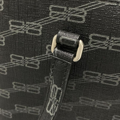 Balenciaga Tote Bag Bbmonogram Signature Medium Shopper 702698 Black And Gray