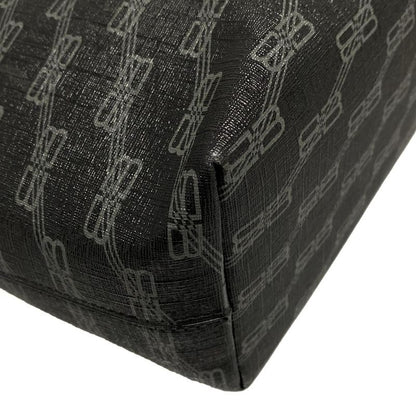 Balenciaga Tote Bag Bbmonogram Signature Medium Shopper 702698 Black And Gray