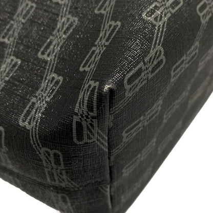 Balenciaga Tote Bag Bbmonogram Signature Medium Shopper 702698 Black And Gray