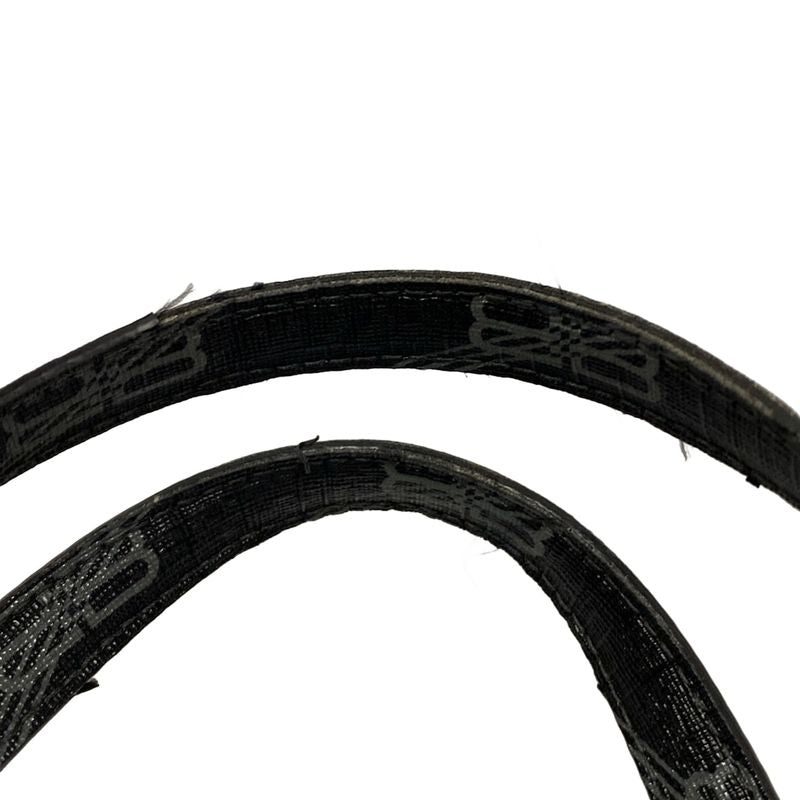 Balenciaga Tote Bag Bbmonogram Signature Medium Shopper 702698 Black And Gray