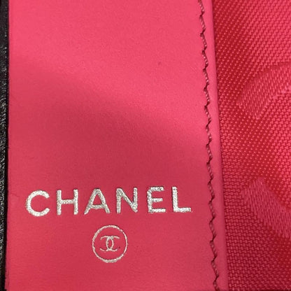 Chanel Key Case Cambon Line Black And White 6 Hooks Lambskin