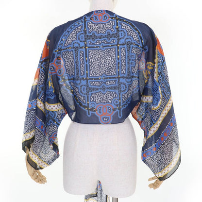 Hermes 24SS 4e3617d Mors Et Gourmettes 100% Cotton Chaine D'ancre Beach Blouse