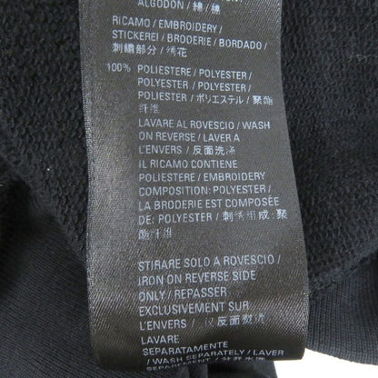 Balenciaga 2021 675003 Logo Embroidery Pullover Hoodie Black 1 Men's