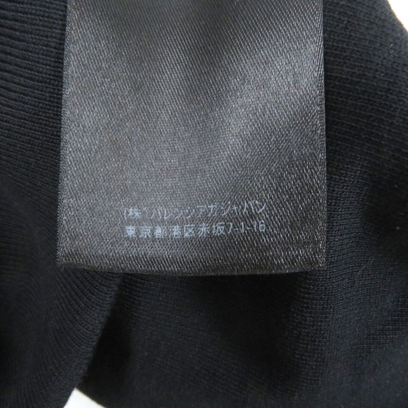 Balenciaga 2021 675003 Logo Embroidery Pullover Hoodie Black 1 Men's