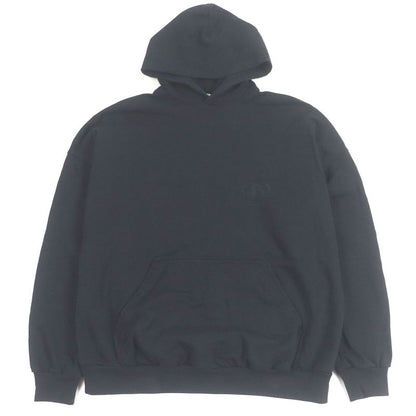 Balenciaga 2021 675003 Logo Embroidery Pullover Hoodie Black 1 Men's