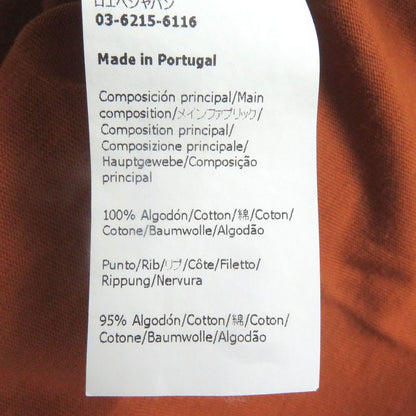 LOEWE H526y22j26 100% Cotton Anagram Embroidery Short Sleeve T-shirt Cut And