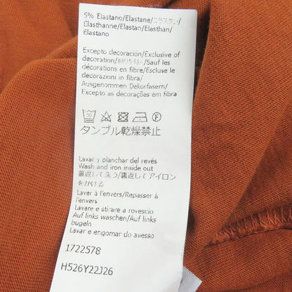 LOEWE H526y22j26 100% Cotton Anagram Embroidery Short Sleeve T-shirt Cut And