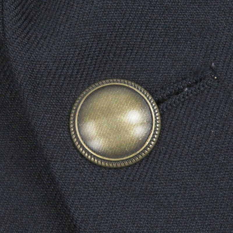 Saint Laurent Paris 2020 625435 Peaked Lapel 100% Silk-lined Single Bleather